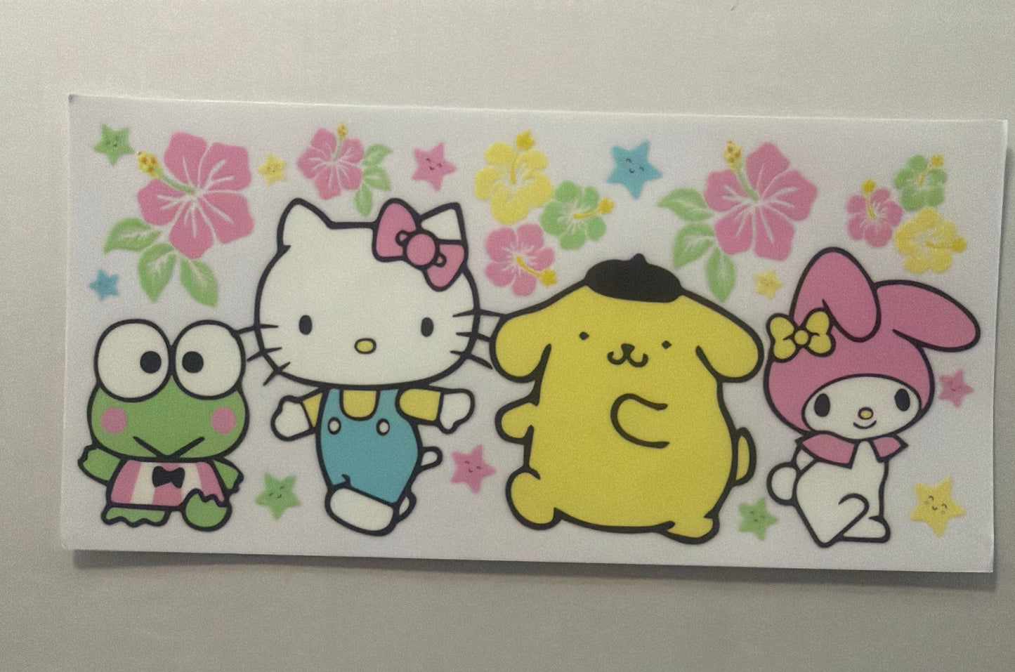 #1111 Hello kitty, friends and flowers