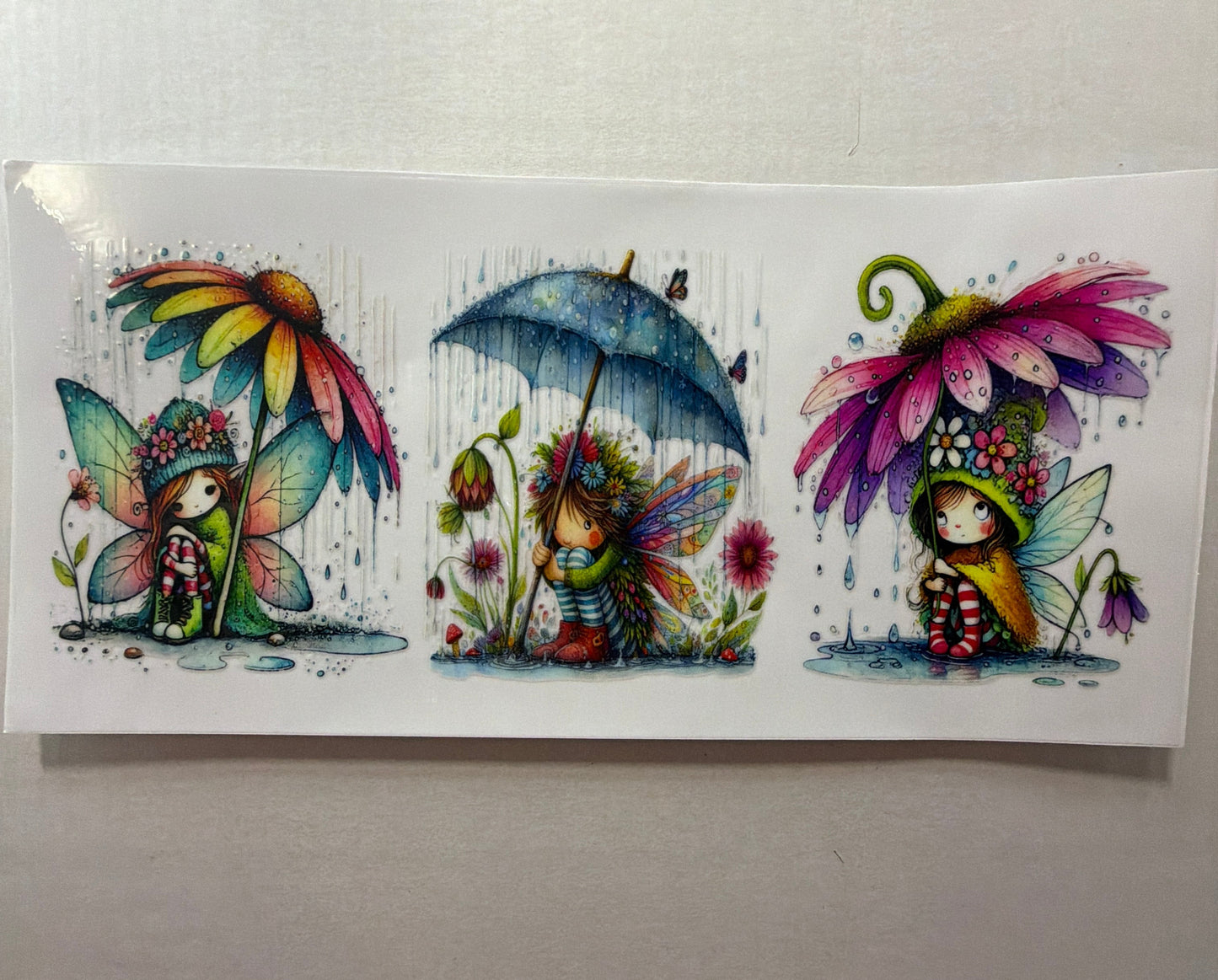 #1003 fairies under rain