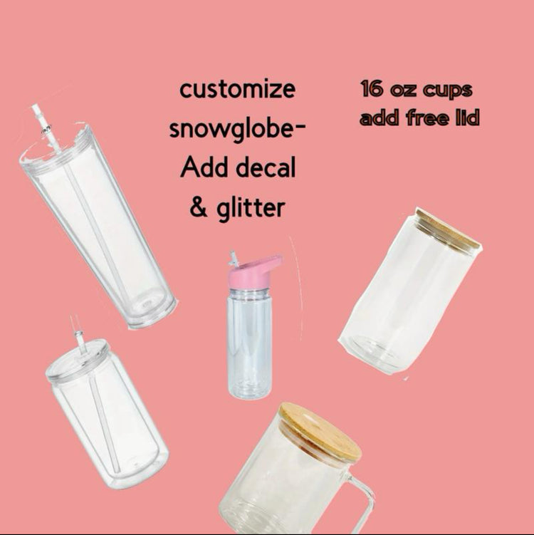 Snowglobe cups