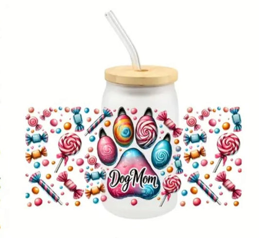 Dog mom and candy canes