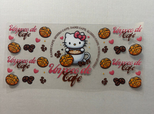 #1104 Hello kitty un poco de cafe.