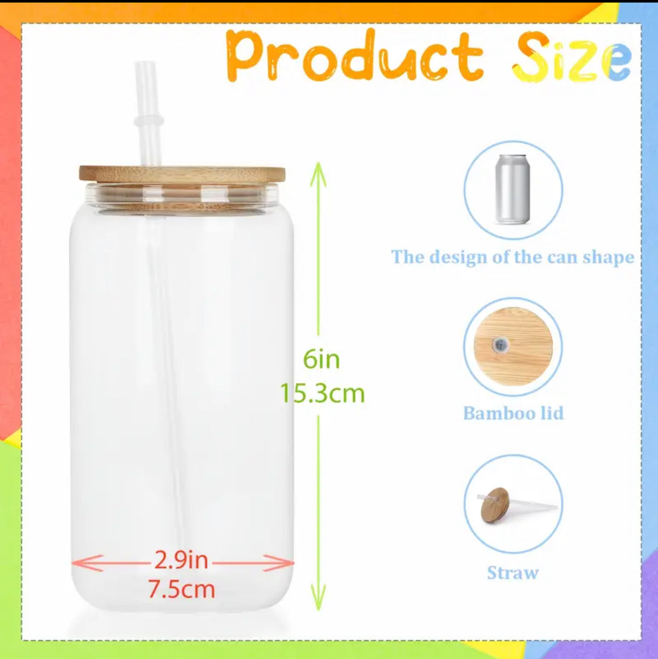16 oz clear glass