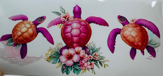 Colorfull sea turtle