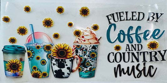 Fuel by coffee and country music