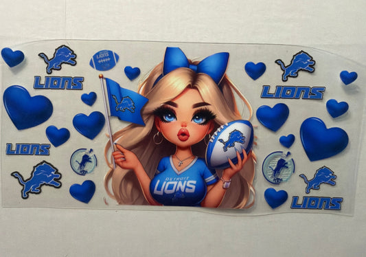 #1134 Lions Detroit uvdtf