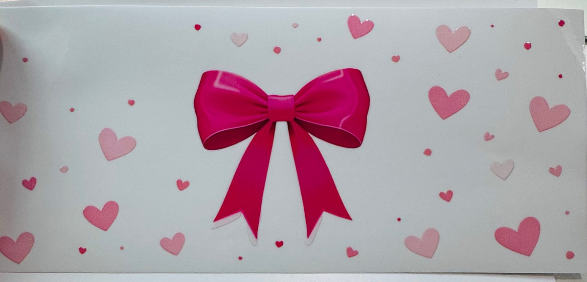 #100 Hot pink bow
